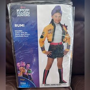 Spirit KPOP Demon Hunters Rumi Costume - Large 12-14 NEW